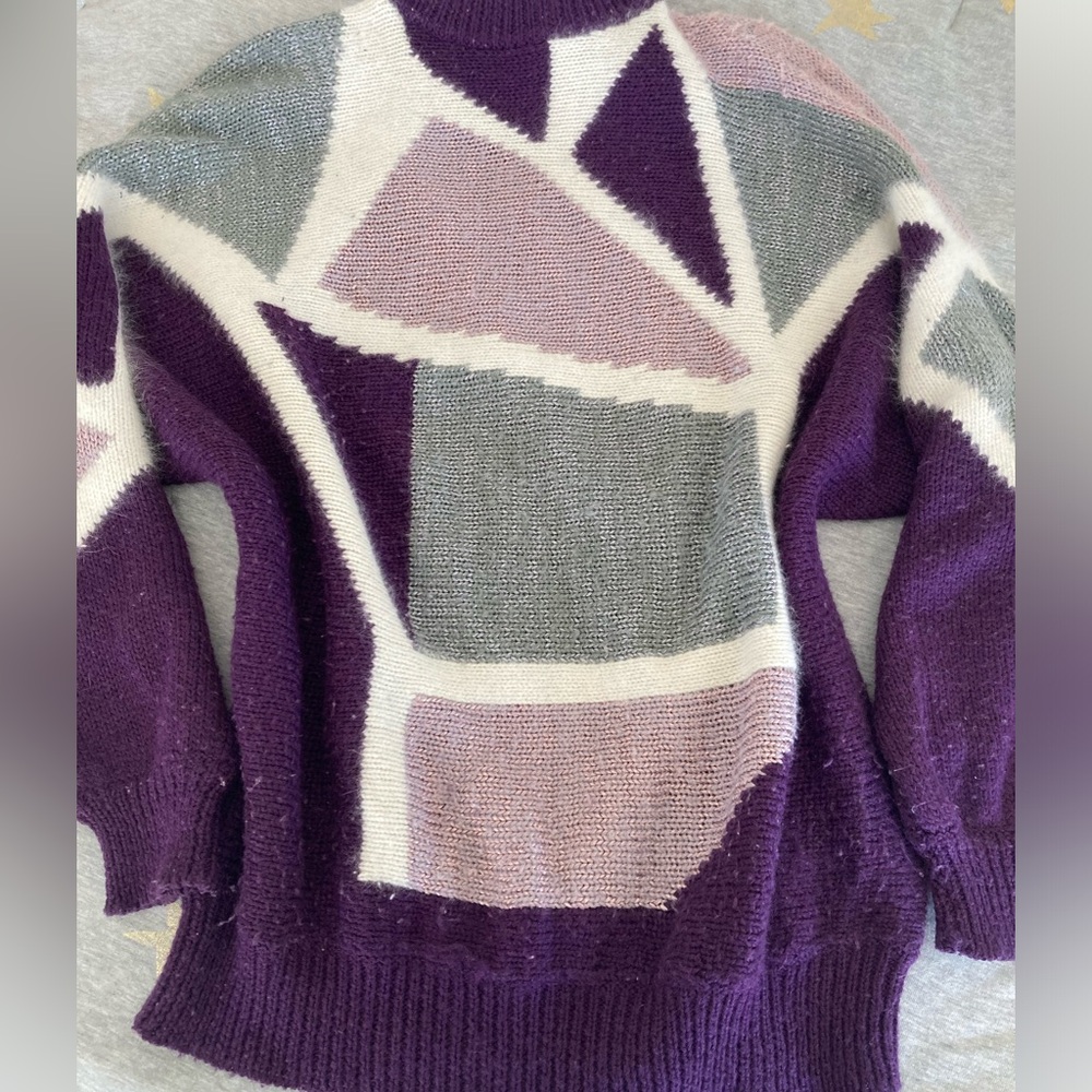 Ragstock Upcycled Knit Patterned Sweater